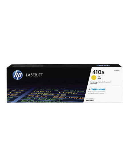 TONER HP N 410A CF412A LASERJET PRO M452DNM452DWM452NW MFP M377DWM477FDNM477FDWM477FNW AMARILLO 2300 PÁG