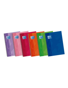 PACK 5 CUADERNOS OXFORD TAPA EXTRADURA F 80h LISO
