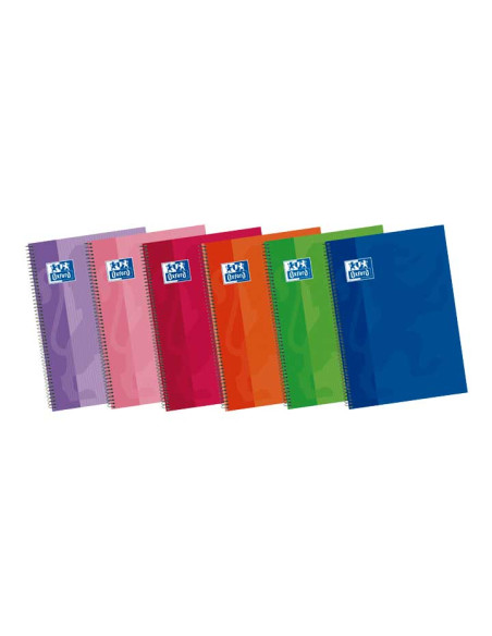 PACK 5 CUADERNOS OXFORD TAPA EXTRADURA F 80h LISO