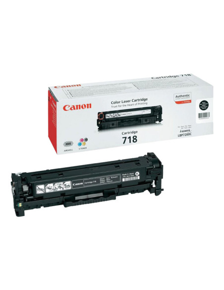 TONER CANON 718K i-SENSYS LBP7210LBP7660LBP7680MF8340MF8350MF8360MF8380MF8540MF8550MF8580 NEGRO 3400 PÁG 2662B002