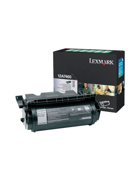 TONER LEXMARK 12A7460 T632630634 X630632 5000 PÁG