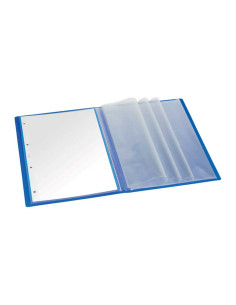 CARPETA FUNDAS TARIFARIO CARCHIVO PP CARCHIPLAS-BOOK FLEXIBLE CANGURO A4  20 F AZUL 2