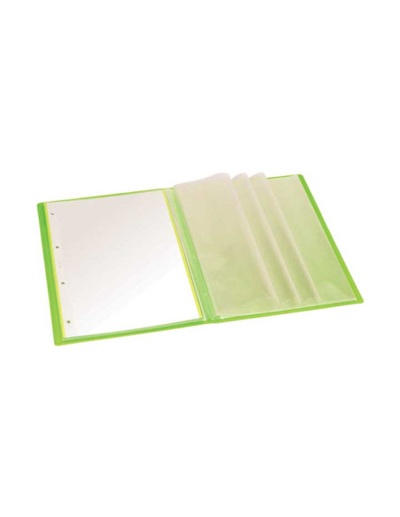 CARPETA FUNDAS TARIFARIO CARCHIVO PP CARCHIPLAS-BOOK FLEXIBLE CANGURO A4  20 F LIMA