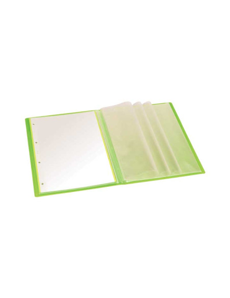CARPETA FUNDAS TARIFARIO CARCHIVO PP CARCHIPLAS-BOOK FLEXIBLE CANGURO A4  40 F LIMA