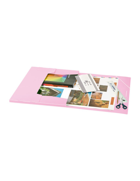 CARPETA de DIBUJO CARCHIVO SOFT PP GOMAS y SOLAPAS A3-XXL ROSA PASTEL