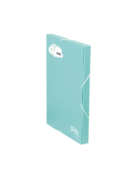 CARPETA de PROYECTOS CARCHIVO SOFT PP F GOMAS 25 cm TURQUESA