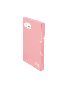 CARPETA de PROYECTOS CARCHIVO SOFT PP F GOMAS 25 cm ROSA PASTEL