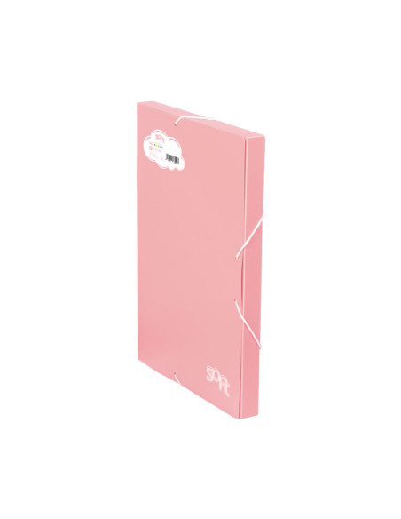 CARPETA de PROYECTOS CARCHIVO SOFT PP F GOMAS 25 cm ROSA PASTEL