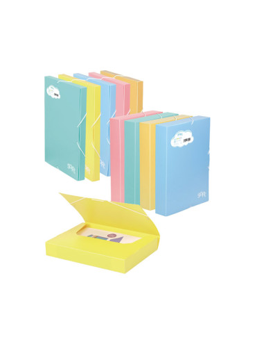 CARPETA de PROYECTOS CARCHIVO SOFT PP F GOMAS 5 cm TURQUESA