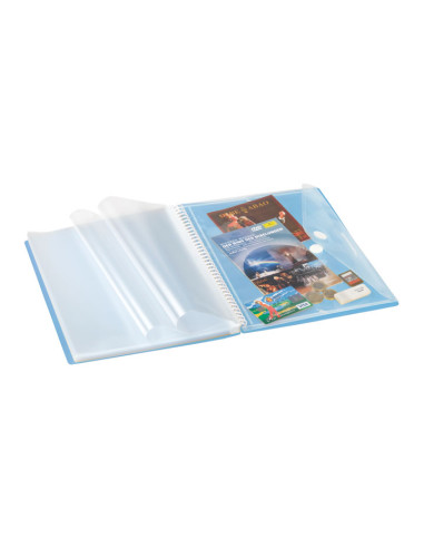 CARPETA FUNDAS TARIFARIO CARCHIVO SOFT PP ARCHIVEX A4  20 F AZUL PASTEL
