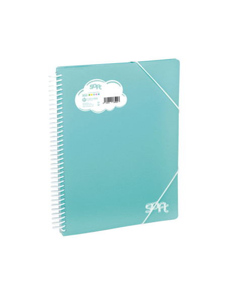 CARPETA FUNDAS TARIFARIO CARCHIVO SOFT PP ARCHIVEX A4  20 F TURQUESA