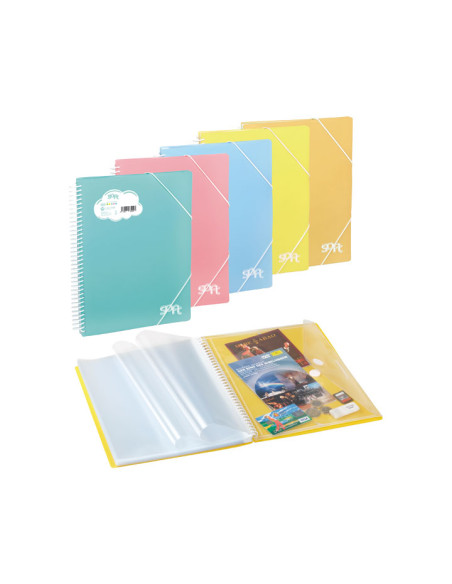 CARPETA FUNDAS TARIFARIO CARCHIVO SOFT PP ARCHIVEX A4  20 F TURQUESA