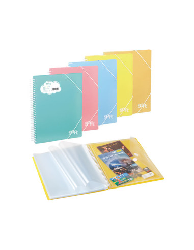 CARPETA FUNDAS TARIFARIO CARCHIVO SOFT PP ARCHIVEX A4  30 F AZUL PASTEL