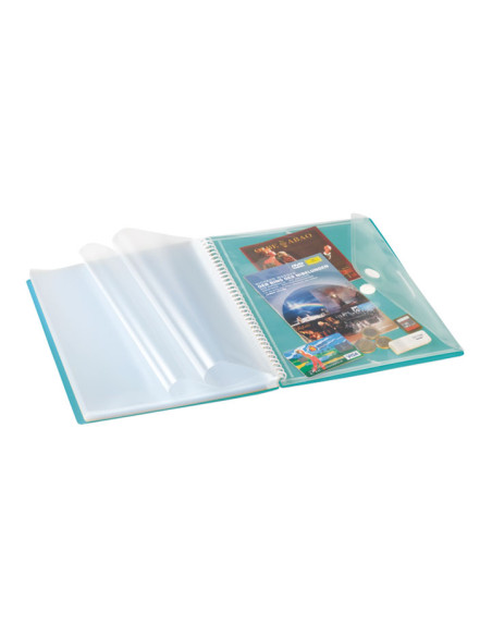 CARPETA FUNDAS TARIFARIO CARCHIVO SOFT PP ARCHIVEX A4  30 F TURQUESA