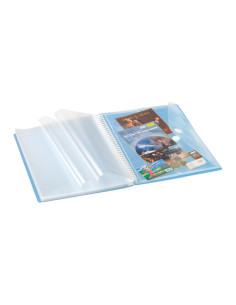 CARPETA FUNDAS TARIFARIO CARCHIVO SOFT PP ARCHIVEX A4  40 F AZUL PASTEL 2