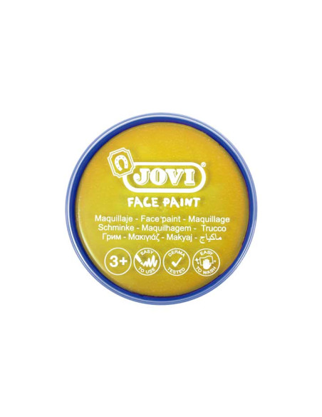 MAQUILLAJE JOVI CREMA FACE PAINT BOTE de 20 ml CAJA de 5 AMARILLO