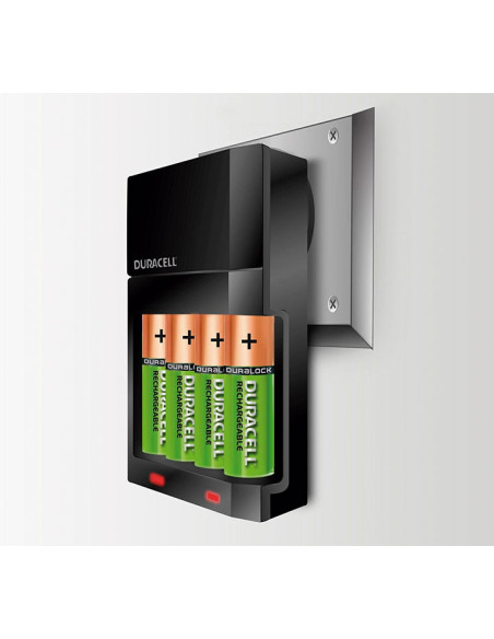 DURACELL CARGADOR DE PILAS AAAAA 4 PILAS RECARGABLES 2 AA  2AAA INCLUIDAS
