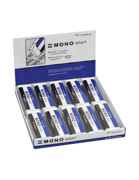 GOMA DE BORRAR TOMBOW MONO SMART XTRA-FINA 55mm
