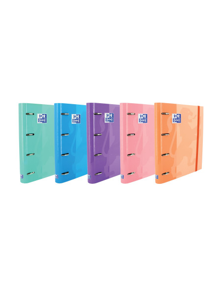 OXFORD CARPETA DE ANILLAS 4X35MM EUROPEANBINDER CLASSIC CRECAMBIO 100H A4 5X5 CIERRE CGOMA CSURTIDOS