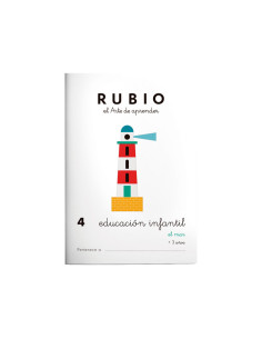 PACK 10 CUADERNOS RUBIO EDUCACIÓN INFANTIL PR4