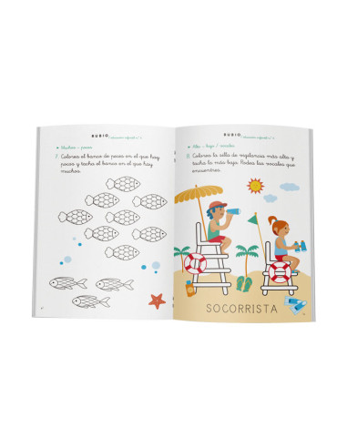 PACK 10 CUADERNOS RUBIO EDUCACIÓN INFANTIL PR4