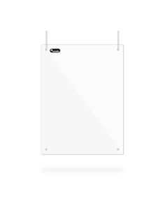 MAMPARA PROTECTORA ROCADA CON FIJACIÓN AL TECHO 120x90 cm