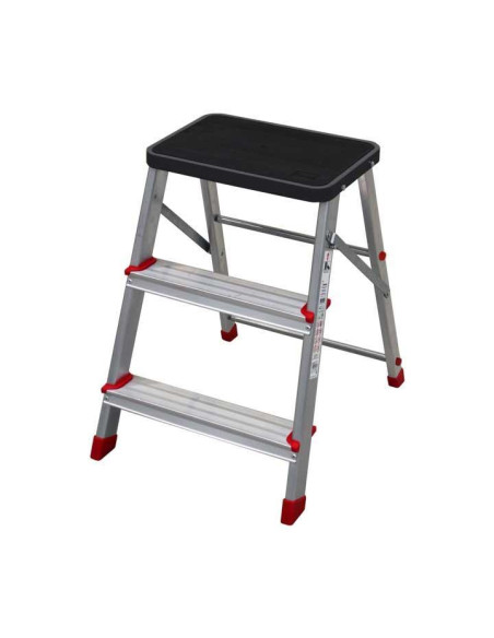 ESCALERA TABURETE PLEGABLE 3 PELDAÑOS