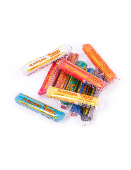 JOVI PLASTILINA BARRA 15GR COLORES SURTIDOS ESTUCHE 10 UD