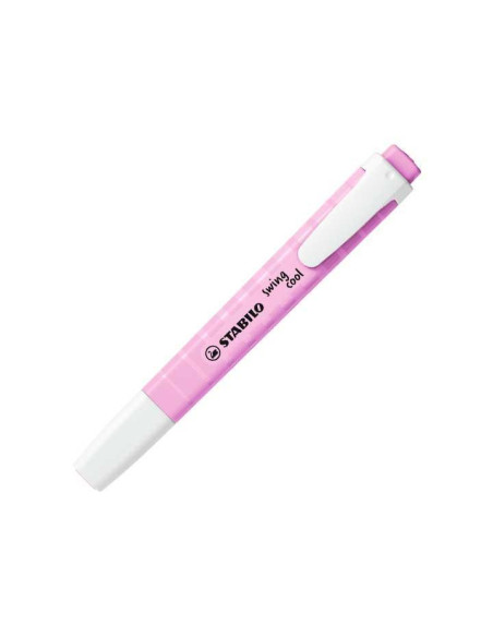 STABILO MARCADOR FLUORESCENTE SWING COOL PASTEL FUCSIA HELADO CAJA 10 UD