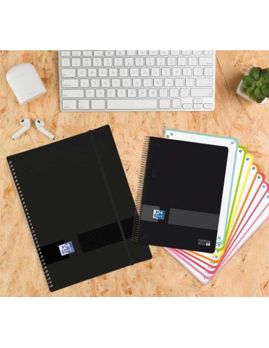 CARPETA DE 30 FUNDAS OXFORD LIVE&GO A4 CON ESPIRAL