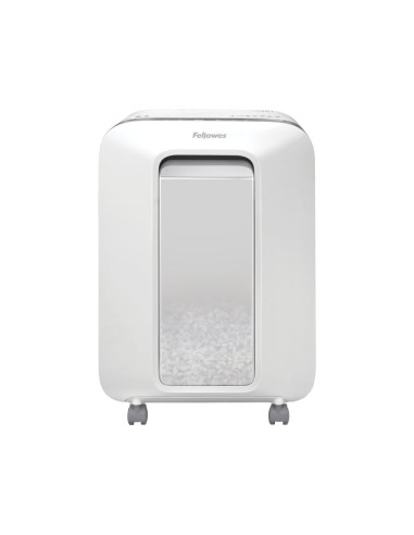 DESTRUCTORA FELLOWES LX201 BLANCA 12h PARTIC Nvseg5- particula 2x12mm ancho 200mm dep22L