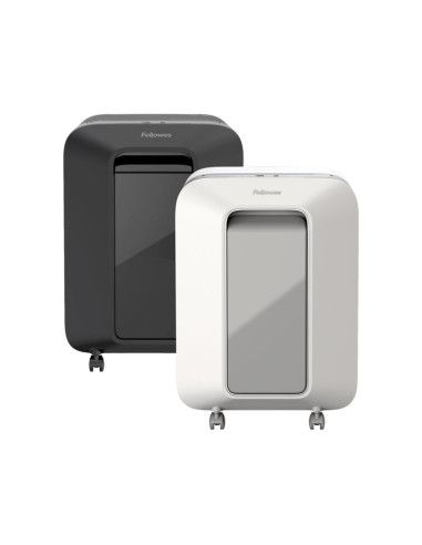 DESTRUCTORA FELLOWES LX201 BLANCA 12h PARTIC Nvseg5- particula 2x12mm ancho 200mm dep22L