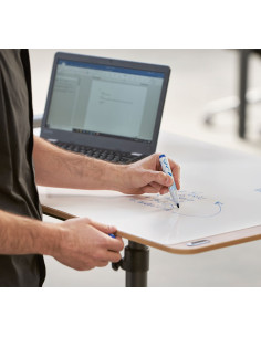 PIZARRA MÓVIL ROCADA NATURAL MULTIFUNCIONAL 160-200x69cm 2