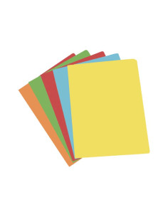 PACK 50 SUBCARPETAS ELBA A4 SEMI-INTENSOS 185gr SURTIDOS