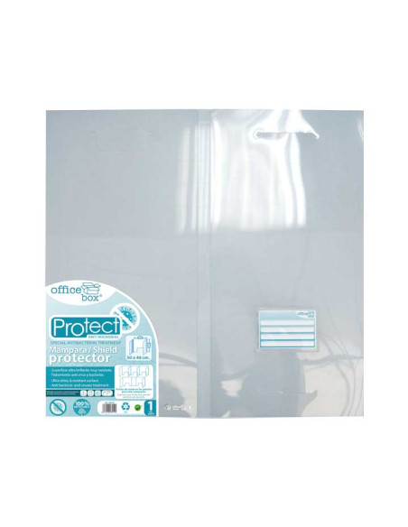 MAMPARA OFFICE BOX PROTECT 50x48cm ANTI-MICROBIAL