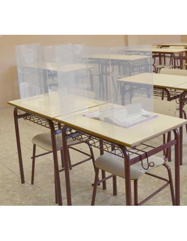 MAMPARA OFFICE BOX PROTECT 50x48cm ANTI-MICROBIAL