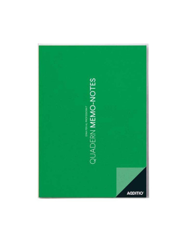 CUADERNO MEMO-NOTAS ADDITIO CATALÁN