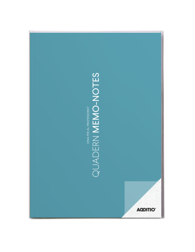 CUADERNO MEMO-NOTAS ADDITIO CATALÁN