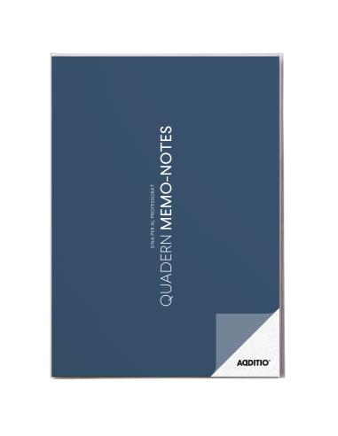 CUADERNO MEMO-NOTAS ADDITIO CATALÁN