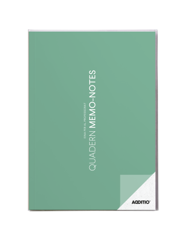 CUADERNO MEMO-NOTAS ADDITIO CATALÁN