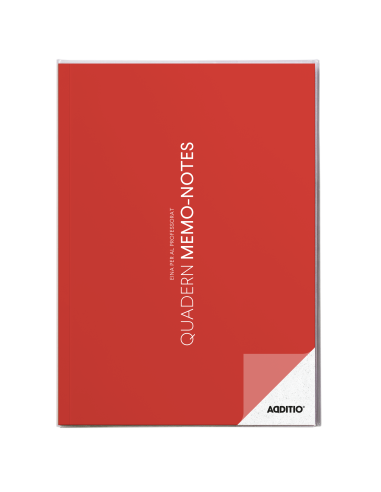 CUADERNO MEMO-NOTAS ADDITIO CATALÁN