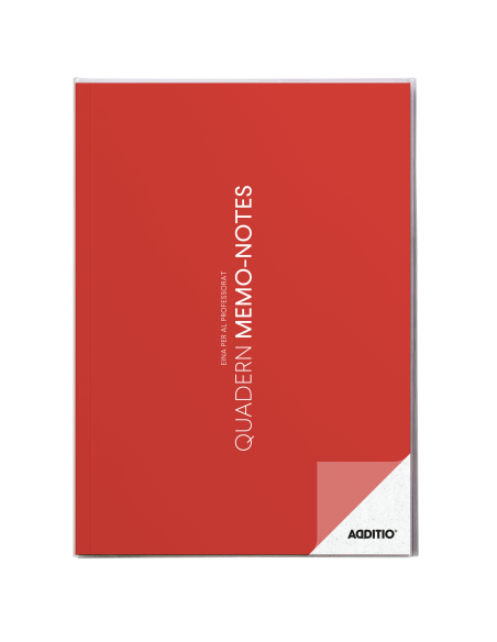 QUADERN PROFESSOR ADDITIO MEMO-NOTES A4 ASSORTIMENT CATALAN