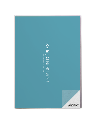 ADDITIO CUADERNO DUPLEX A4 PARA EL PROFESORADO PVC 112 PÁGINAS CSURTIDOS CATALÁN