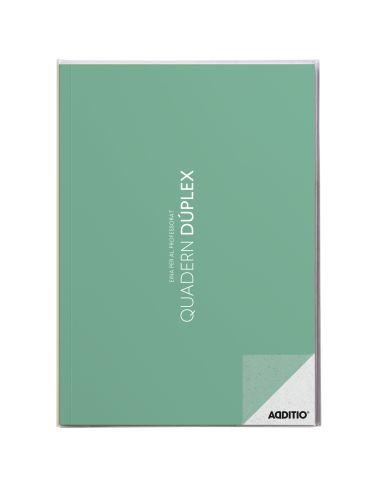 ADDITIO CUADERNO DUPLEX A4 PARA EL PROFESORADO PVC 112 PÁGINAS CSURTIDOS CATALÁN
