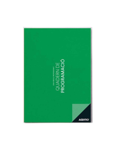 CUADERNO DE PROGRAMACIÓN ADDITIO CATALÁN