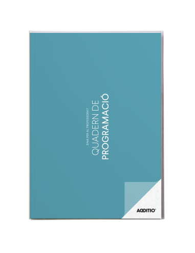 CUADERNO DE PROGRAMACIÓN ADDITIO CATALÁN