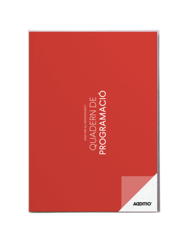 CUADERNO DE PROGRAMACIÓN ADDITIO CATALÁN