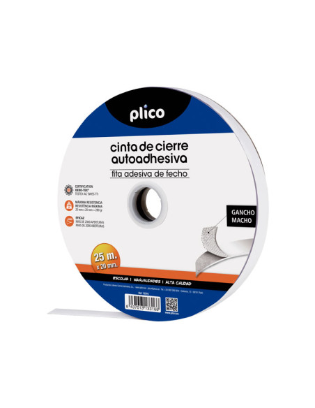 CINTA AUTOADHESIVA PLICO MACHO
