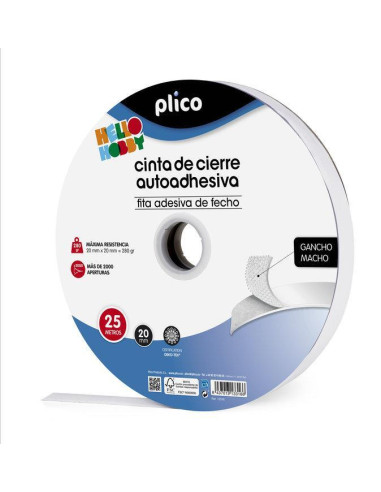 CINTA AUTOADHESIVA PLICO MACHO