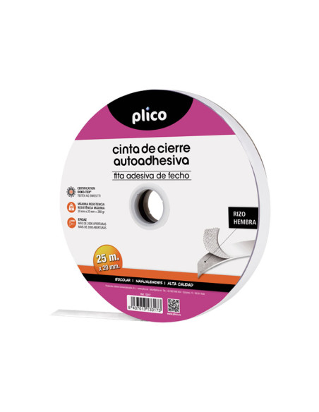 CINTA AUTOADHESIVA PLICO HEMBRA